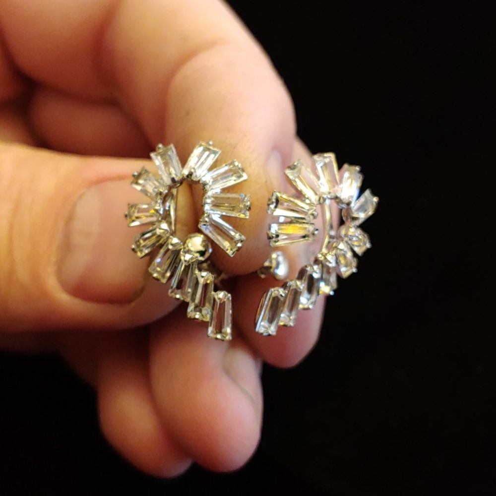 Sterling Silver Earrings Screwbacks